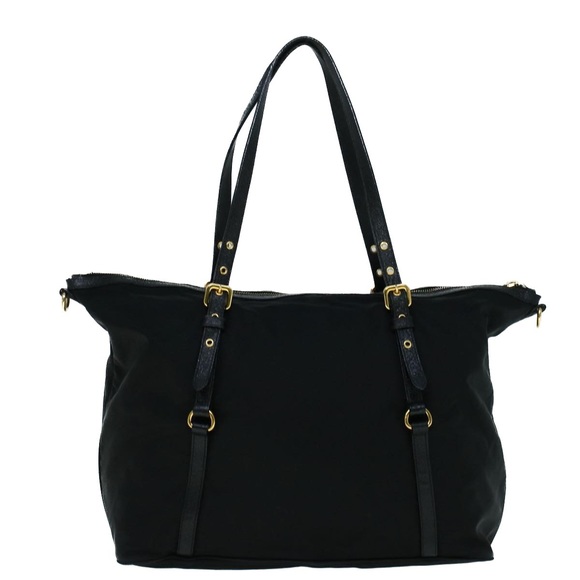 PRADA Tote Bag Nylon Black Auth ac2376 - Picture 3 of 16